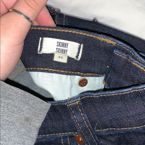Dark Blue Madewell Skinny Skinny Jeans - Picture 2 of 4